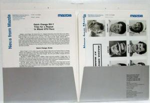 1988 Mazda Racing Press Kit - Downing Jacobson Johnson Bacon Kendall Greer