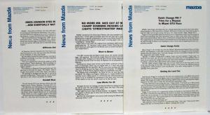 1988 Mazda Racing Press Kit - Downing Jacobson Johnson Bacon Kendall Greer