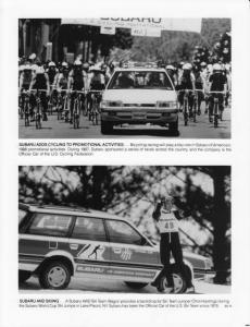 1988 Subaru US Ski Team Wagon Press Photo 0040