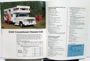 1970 Dodge Dealer Recreational Vehicle Brochure RV Camper Pickup Van Motor Home