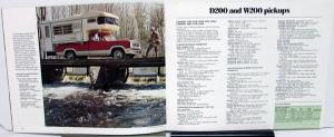 1973 Dodge Recreational Vehicle Dealer Sales Brochure RV Camper Motor Home