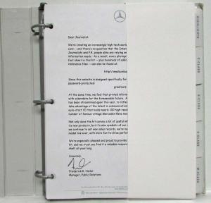 2002 Mercedes-Benz Press Kit - C-Class M-Class S-Class G-Class SLK-Class