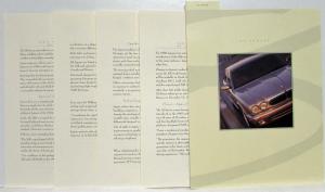 1998 Jaguar Press Kit - XJ XK8 XJR Vanden Plas XJ8