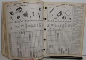 1936 1937 1938 1939 1940 1941 1942 Chrysler Parts Book Manual Car Original Mopar