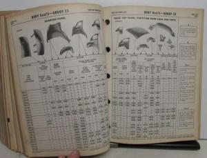1936 1937 1938 1939 1940 1941 1942 Chrysler Parts Book Manual Car Original Mopar