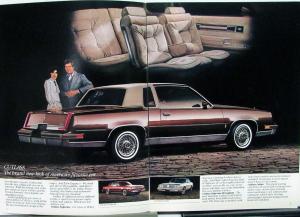 1981 Oldsmobile Toronado 98 Delta 88 Cutlass Omega Sales Brochure Original