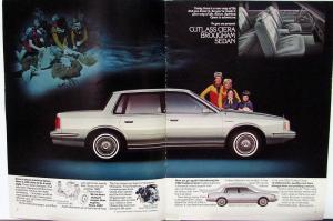 1982 Oldsmobile Cutlass Omega Toronado 98 Delta 88 Cruiser Sales Brochure Orig