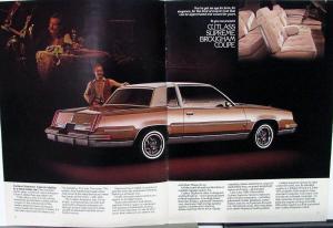 1982 Oldsmobile Cutlass Omega Toronado 98 Delta 88 Cruiser Sales Brochure Orig