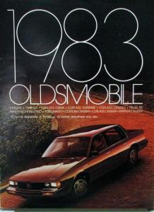 1983 Oldsmobile Firenza Omega Cutlass 98 Delta 88 Toronado Cruiser Sale Brochure