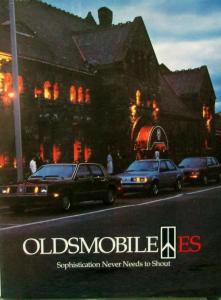 1984 Oldsmobile ES Cutlass Sierra Firenza Omega Sales Folder Poster Original