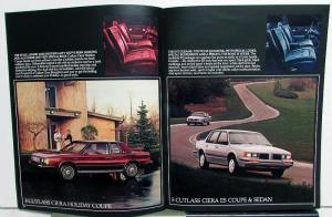 1984 Oldsmobile Firenza Omega Cutlass 88 98 Toronado Sales Brochure Original