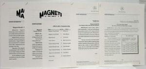 1998 Mercedes-Benz Sports Information Press Kit - Racing Golf Tennis MTB