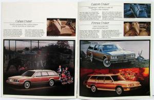 1985 Oldsmobile Calais Firenza Cutlass 98 88 Toronado Cruiser Sale Brochure Orig