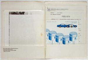 1987 Mercedes-Benz Press Kit 190 260 300 420 560