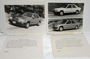 1987 Mercedes-Benz Press Kit 190 260 300 420 560