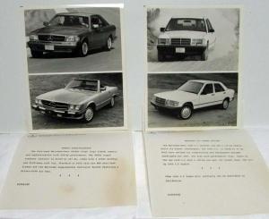 1987 Mercedes-Benz Press Kit 190 260 300 420 560