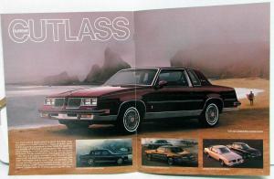1986 Oldsmobile  Calais Firenza Cutlass Ciera 88 98 Toronado Sales Brochure Orig