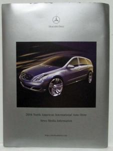 2004 Mercedes-Benz Press Kit S-Class E-Class SLK SLR McLaren