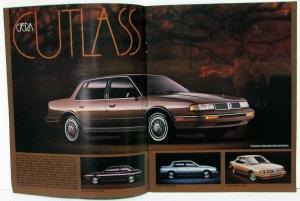 1987 Oldsmobile  Calais Firenza Cutlass Ciera 88 98 Toronado Sales Brochure Orig