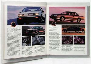 1988 Olds Toronado 98 Delta 88 Custom Cruiser Cutlass Firenza Sales Brochure