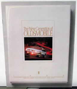 1989 Oldsmobile Cutlass Trofeo Toronado Tour Sedan 98 88 Cruiser Sales Brochure