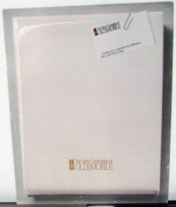 1989 Oldsmobile Cutlass Trofeo Toronado Tour Sedan 98 88 Cruiser Sales Brochure