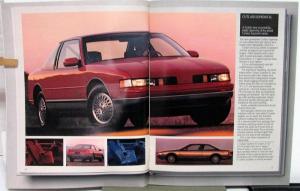 1989 Oldsmobile Cutlass Trofeo Toronado Tour Sedan 98 88 Cruiser Sales Brochure