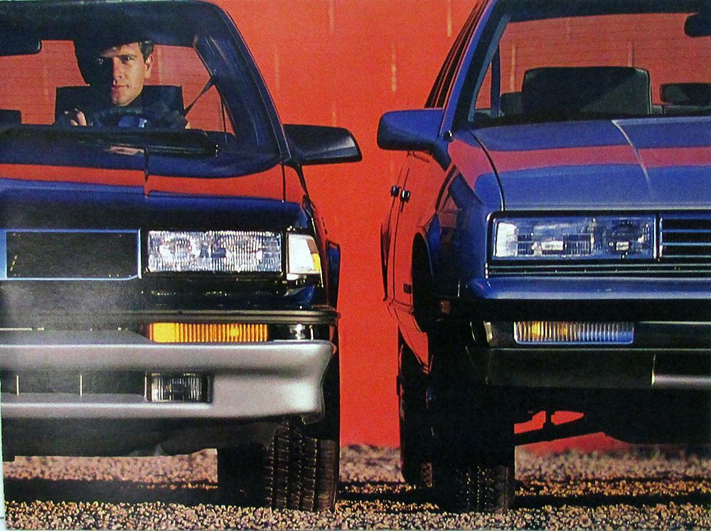 1988 Oldsmobile Cutlass Ciera Calais Supreme Quad 4 Sales Folder Poster Original