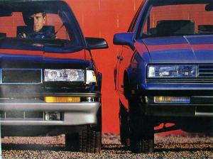 1988 Oldsmobile Cutlass Ciera Calais Supreme Quad 4 Sales Folder Poster Original