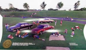 1988 Oldsmobile Cutlass Ciera Calais Supreme Quad 4 Sales Folder Poster Original