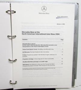 2004 Mercedes-Benz North American International Auto Show Press Kit