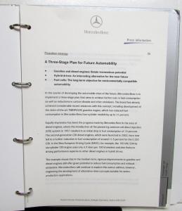 2004 Mercedes-Benz North American International Auto Show Press Kit