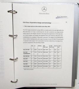 2004 Mercedes-Benz North American International Auto Show Press Kit