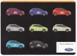 2009 Ford Ka Ad Cards - Olga Kurylenko James Bond Movie Quantum of Solace French