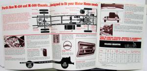 1973 Ford M-Series Modern Motor Home Chassis Dealer Sales Brochure RV Camper