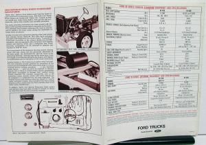 1973 Ford M-Series Modern Motor Home Chassis Dealer Sales Brochure RV Camper