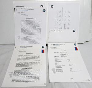 1995 BMW Press Kit - M3 5 Series