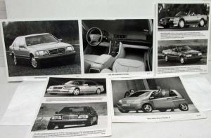 1995 Mercedes-Benz Press Kit - S-Class C-Class E-Class Studie A