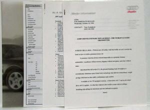 1997 Audi Press Kit - A8 A6 Cabriolet A4