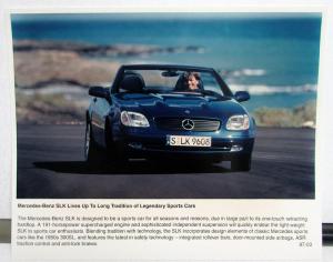 1998 Mercedes SLK Press Kit