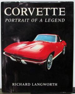 Corvette Portrait of a Legend by R Langworth Ref Bk Coffee Table Book