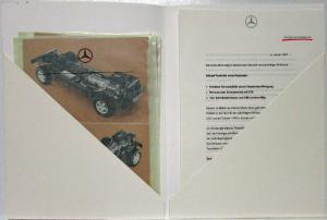 1997 Mercedes-Benz M-Class Chassis Detroit Auto Show Press Kit - German