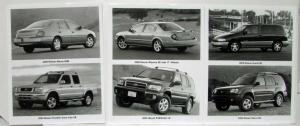 2000 Nissan Press Kit - Altima Frontier Maxima Sentra Pathfinder Quest Xterra