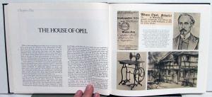 1975 OPEL Wheels to the World 75 Year History Reference Hardback Book Ludvigsen