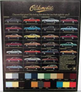 1979 Oldsmobile Cutlass Omega Starfire Sales Brochure Original