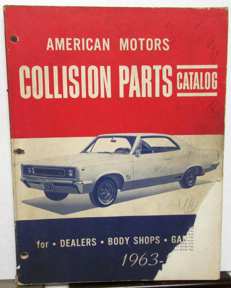 1966 Rambler American BIG 12-page Dealer Car Sales Brochure Catalog 