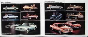 1982 Oldsmobile Cutlass Ciera Supreme Cruiser Sales Folder Original