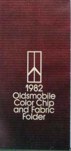 1982 Oldsmobile Color Chip and Fabric Sales Folder Original