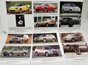 2002 Toyota Cars & Trucks Press Kit - Celica Prius MR2 Corolla RAV4 Tacoma