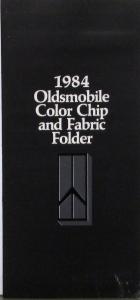 1984 Oldsmobile Color Chip and Fabric Folder Original